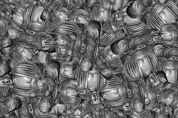 Embracing Zen: How Monochromatic Buddha Motif Patterns Transform Your Space into a Sanctuary