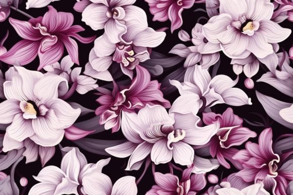 Orchid Patterns Element Floral Graphics: Elevating Your Design Projects