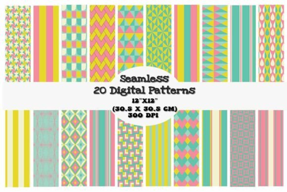 Pink Turquoise Digital Patterns Bundle: Elevating Visual Storytelling in a Modern World