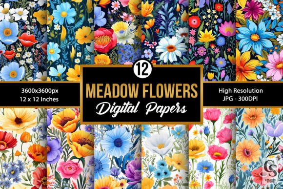 Transform Your Creative Projects with Summer Meadow Flowers Seamless Patterns