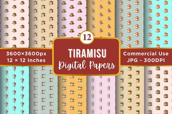 Unlocking Creativity with Tiramisu Digital Paper Patterns